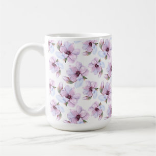 Romantisches Blumenmuster Kaffeetasse