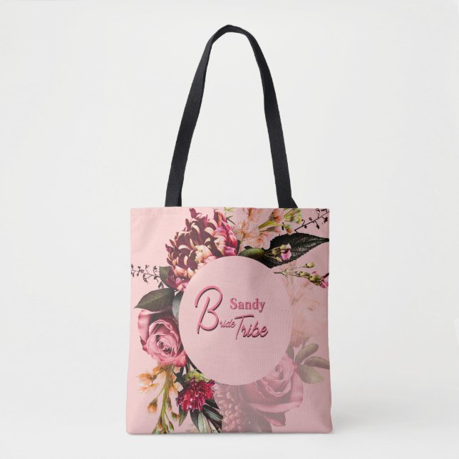 Romantisches Chrysanthemum auf Gossamer Pink (Vorderseite)