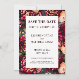 Romantisches Chrysanthemum zum Rett der Polarnacht Einladung