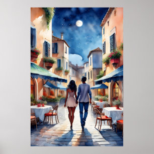 Romantisches Couple Poster