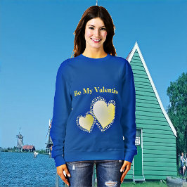 Romantisches, cremiges Herz ist mein Valentine Sweatshirt