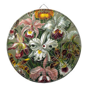 romantisches Date Blüten RSVP farbenfroh chic Dartscheibe