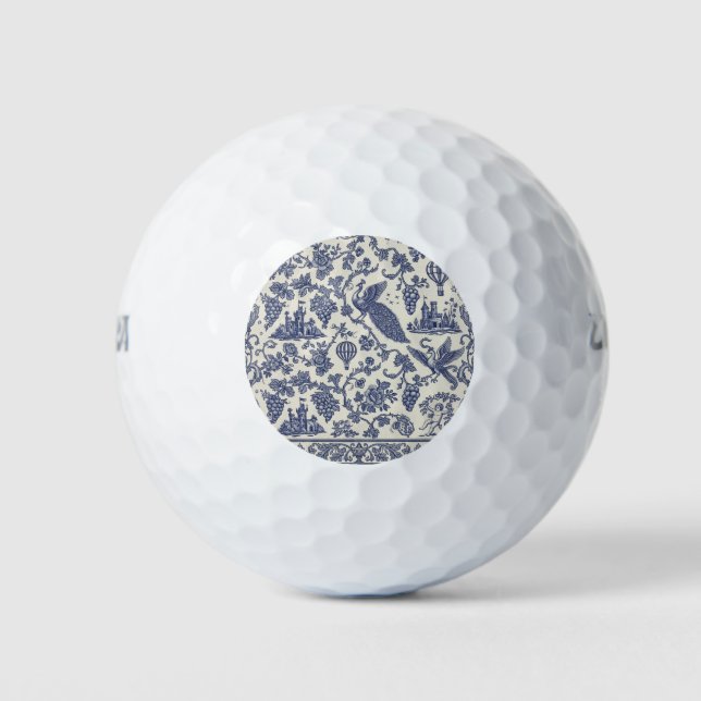 Romantisches Design Golfball (Vorderseite)