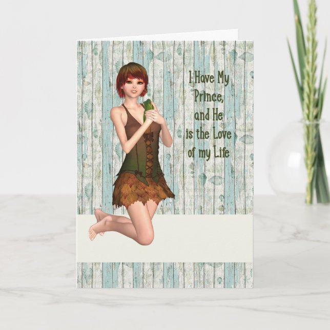 Romantisches Design in einem märchenhaften Ambient Karte (Vorderseite)