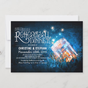 Romantisches Dinner der Probe Einladung