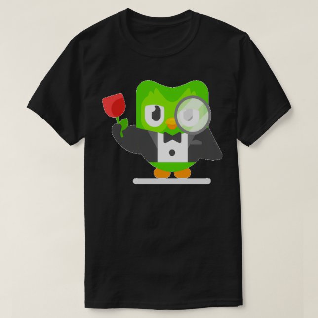 Romantisches Duolingo T-Shirt (Design vorne)