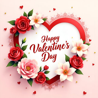 Romantisches elegantes Design Valentinstag Kissen