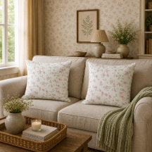 Romantisches florales Monogramm | Vintage Cottagec
