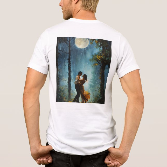 "Romantisches Forest Dance T-Shirt - Die Magie der Tri-Blend Shirt (Rückseite)