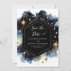Romantisches Foto Celestial Wedding Save The Date