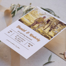 Romantisches Foto Estival Jazz Folieneinladung