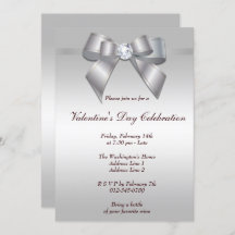 Romantisches Gem Bow & Ribbon Valentine's Day Part