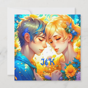 Romantisches Geschenk für Paare   Anime-Junge und 