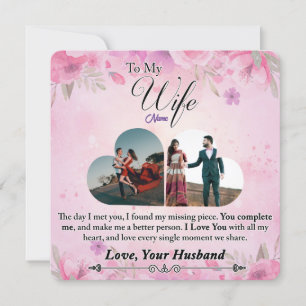 Romantisches Geschenk für sie, Geschenk für Ehefra