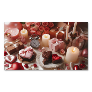 Romantisches Geschenk-Themen-Magnet Elegante Vis Magnetische Visitenkarte