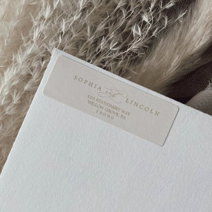 Romantisches Gold und Elfenbeinrücksendesiegel