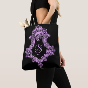 Romantisches Goth-Pink-Monogramm