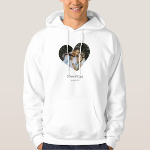 Romantisches Herz Auge Paar Passendes Liebes Grafi Hoodie