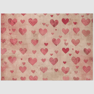 Romantisches Herzinfarktpapier Seidenpapier