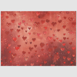 Romantisches Herzinfarktpapier Seidenpapier