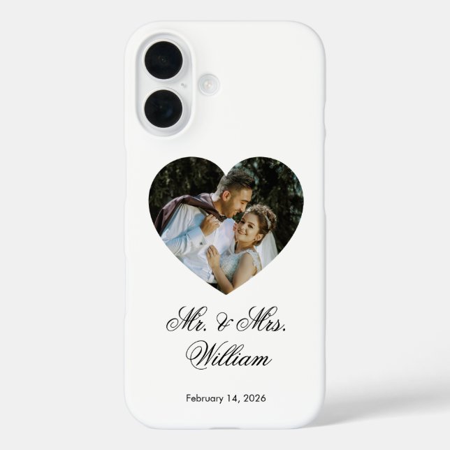Romantisches Hochzeitsgeschenk Stilvoll Premium Case-Mate iPhone Hülle (Rückseite)