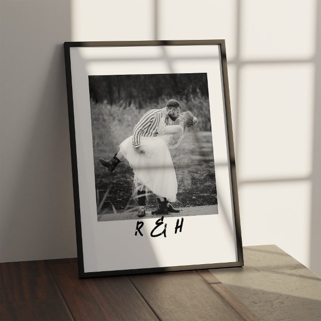 Romantisches Hochzeitsportrait mit Nachrichtenjubi Poster (Von Creator hochgeladen)