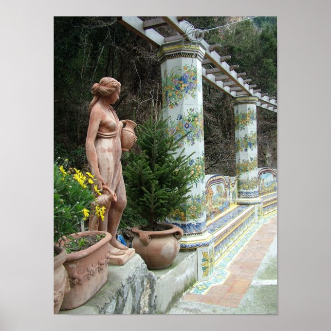 Romantisches italienisches Zollposter Poster (Vorne)