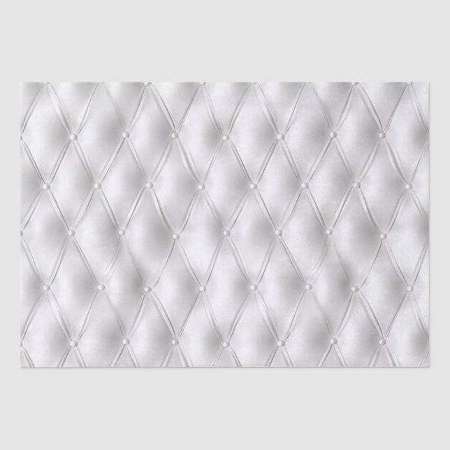 Romantisches Leather der weißen Imitate Seidenpapier (Vorderseite)