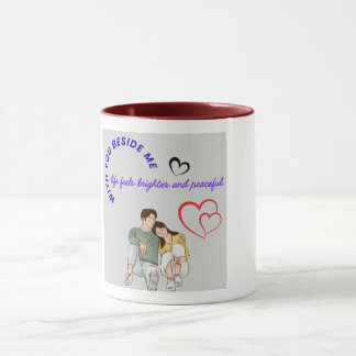 Romantisches Liebes-Tassen-Design Tasse