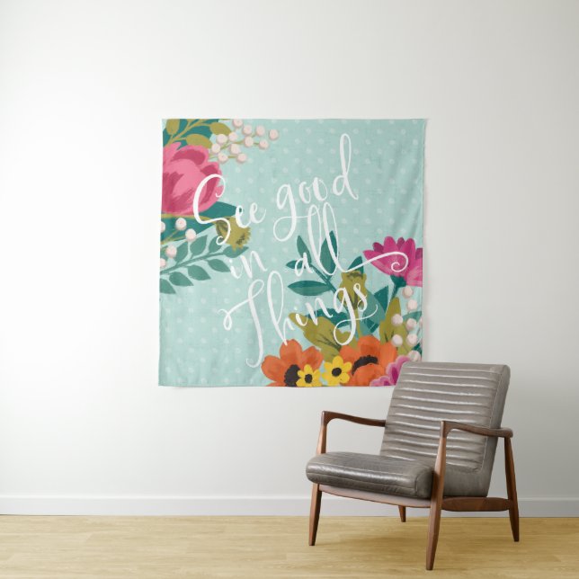 Romantisches Luxe XI | sehen gutes in allen Sachen Wandteppich (Beispiel (Horizontal))