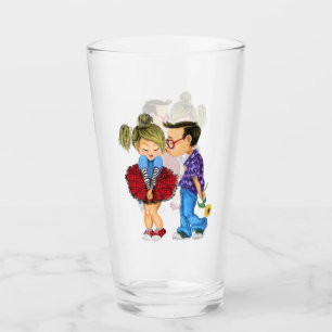 Romantisches Mischglas - Liebe Glas