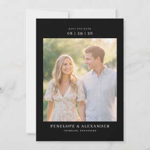 Romantisches Naturfoto Save The Date