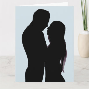 ROMANTISCHES PAAR DENKEN SIE GREETING CARDS KARTE