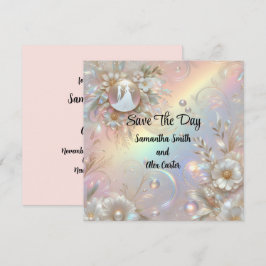Romantisches Paar Save The Date
