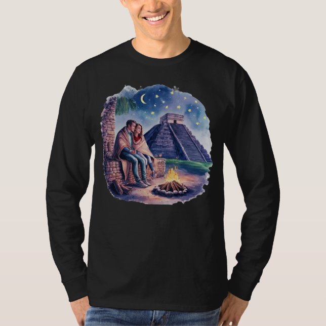 Romantisches Paar T-Shirt (Vorderseite)