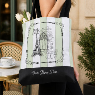 Romantisches Paris Frankreich Personalisiert Grün