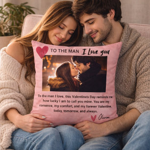 Romantisches personalisiertes Liebesgeschenk für d Kissen