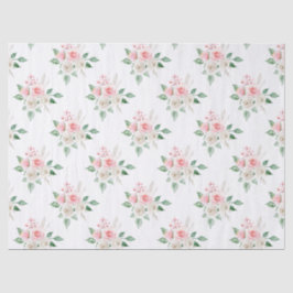 Romantisches Pfirsichweißblatt Seidenpapier