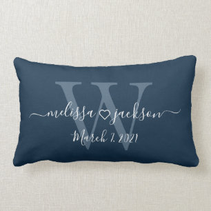 Romantisches Pillow mit Namen, Anfangsbuchstaben u Lendenkissen