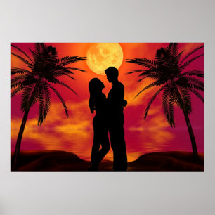 Romantisches Poster
