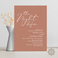 Romantisches Probedinner am Abend vor der Hochzeit
