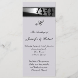 Romantisches Programm für graue Hochzeiten