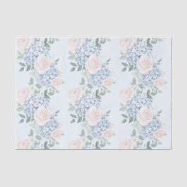 Romantisches Rosa Blüten Brautparty Seidenpapier