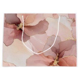 Romantisches Rosa Brautparty Große Geschenktüte