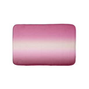 Romantisches Rosa und Hübsches Elfenbein Gradient  Badematte