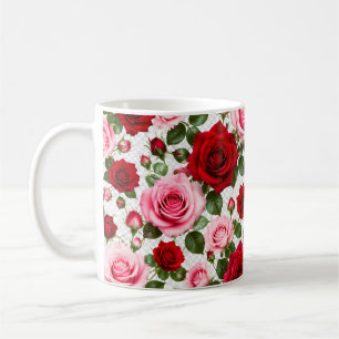Romantisches Rosenparadies Kaffeetasse