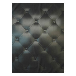 Romantisches schwarzes schönes Leder Tischdecke