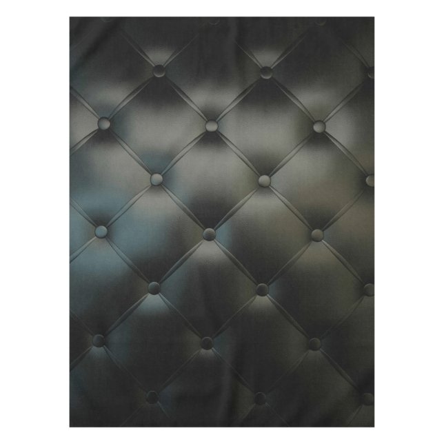 Romantisches schwarzes schönes Leder Tischdecke (Vorderseite)