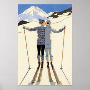 Romantisches Skivergnügen Poster