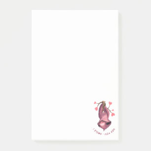 Romantisches Sloth Smile Post-it Klebezettel